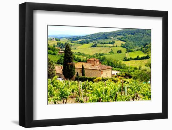 Classic Tuscan Landscape-Jeni Foto-Framed Photographic Print