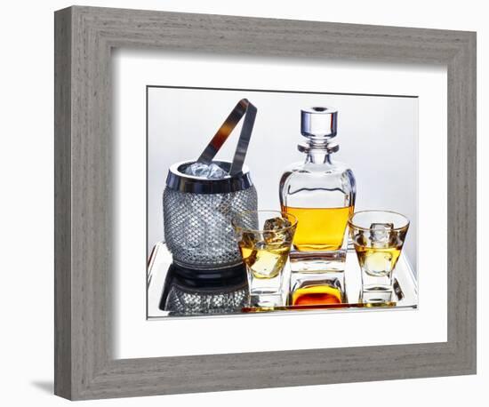 Classic Whiskey Serving-George Oze-Framed Photographic Print