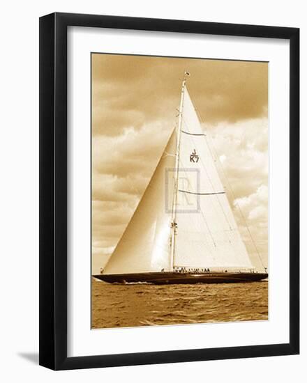 Classic Yacht II-Ingrid Abery-Framed Art Print