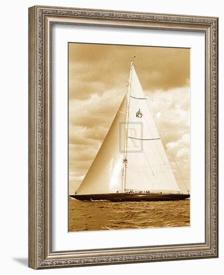 Classic Yacht II-Ingrid Abery-Framed Art Print