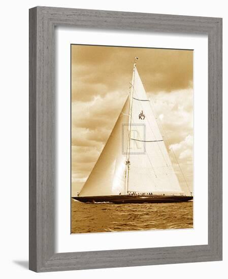 Classic Yacht II-Ingrid Abery-Framed Art Print