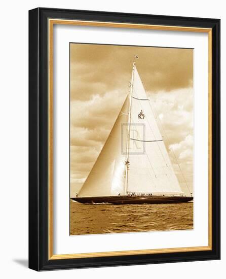 Classic Yacht II-Ingrid Abery-Framed Art Print
