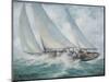 Classic Yacht - Twixt Wind and Water-Richard Willis-Mounted Giclee Print