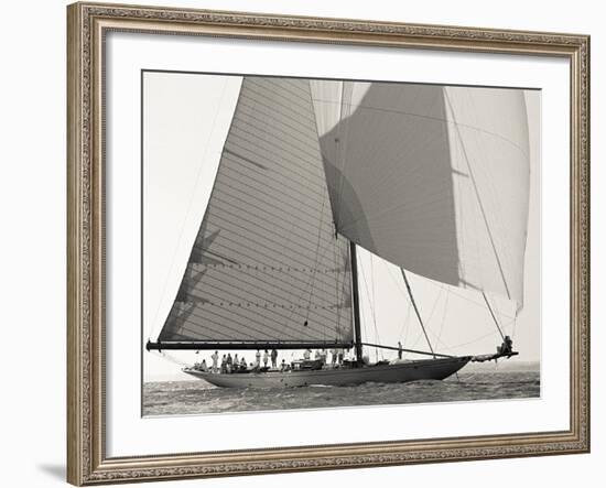 Classic Yacht-Ben Wood-Framed Giclee Print