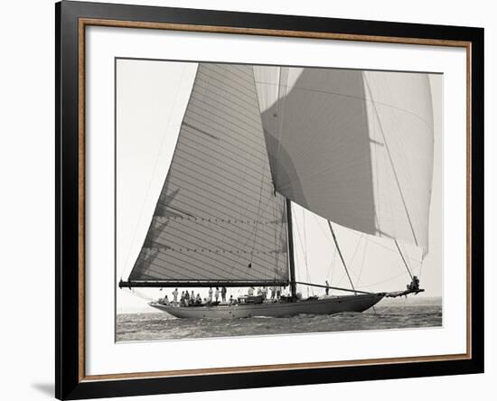 Classic Yacht-Ben Wood-Framed Giclee Print