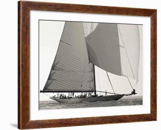 Classic Yacht-Ben Wood-Framed Giclee Print