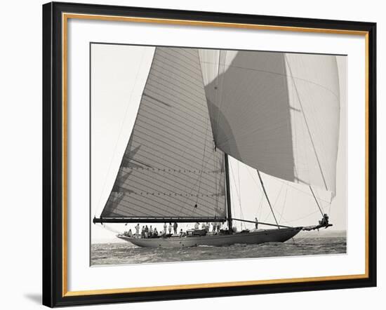Classic Yacht-Ben Wood-Framed Giclee Print