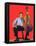 Classical Cellist Yo-Yo Ma Sitting with Cello in Smiling, Full Length Portrait-Ted Thai-Framed Premier Image Canvas