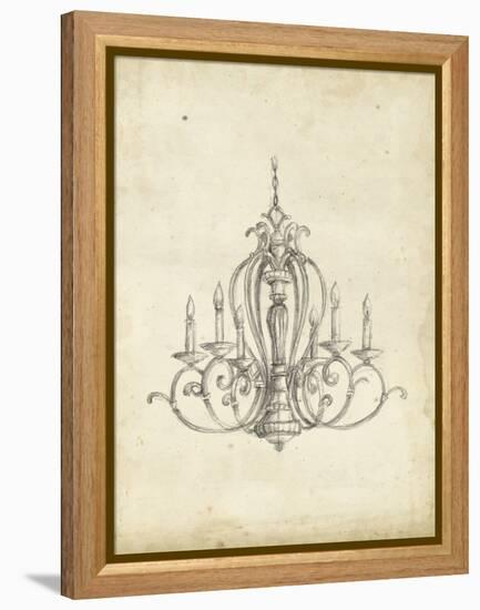 Classical Chandelier I-Ethan Harper-Framed Stretched Canvas