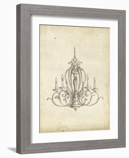 Classical Chandelier I-Ethan Harper-Framed Art Print