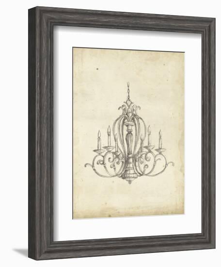 Classical Chandelier I-Ethan Harper-Framed Art Print