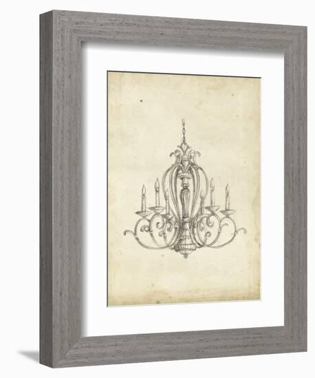 Classical Chandelier I-Ethan Harper-Framed Art Print