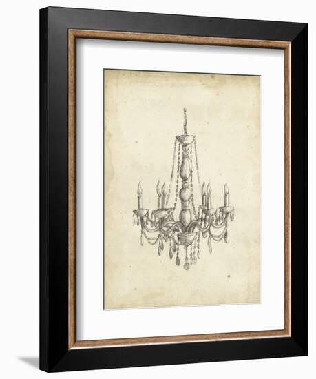 Classical Chandelier II-Ethan Harper-Framed Art Print