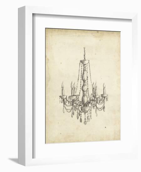 Classical Chandelier II-Ethan Harper-Framed Art Print