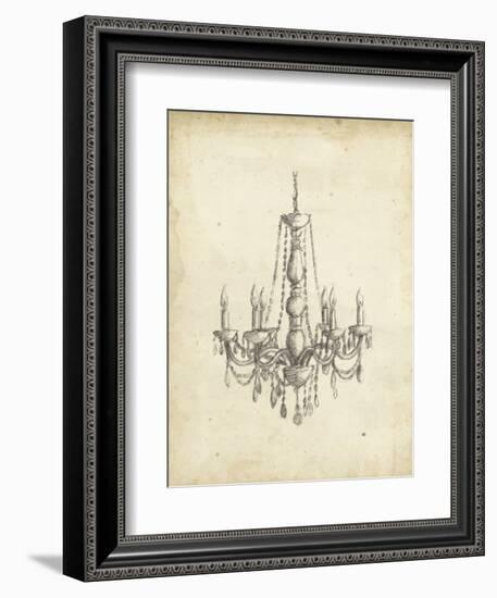 Classical Chandelier II-Ethan Harper-Framed Art Print