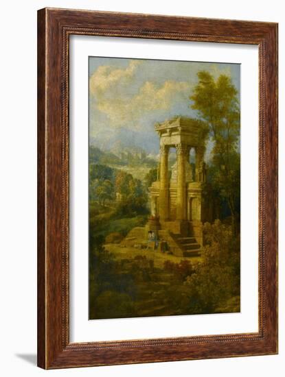 Classical Composition, a Tomb-Joseph Michael Gandy-Framed Giclee Print