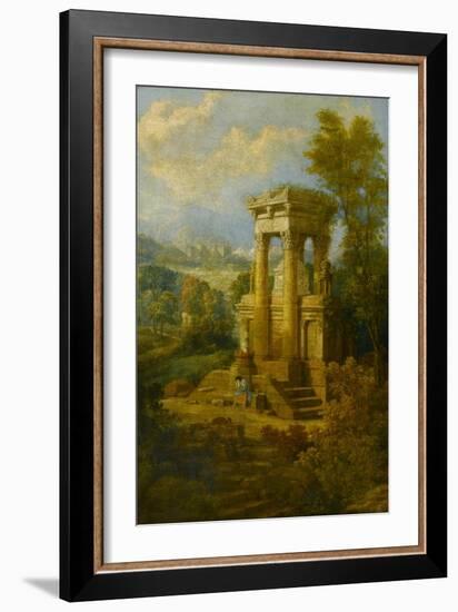 Classical Composition, a Tomb-Joseph Michael Gandy-Framed Giclee Print