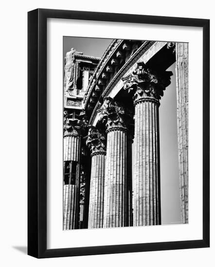 Classical Corinthian Columns of the Palace of the Legion of Honor in Golden Gate Park-Walker Evans-Framed Photographic Print