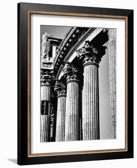 Classical Corinthian Columns of the Palace of the Legion of Honor in Golden Gate Park-Walker Evans-Framed Photographic Print