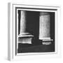 Classical Doric Column in Interior of Penn Station-Walker Evans-Framed Photographic Print