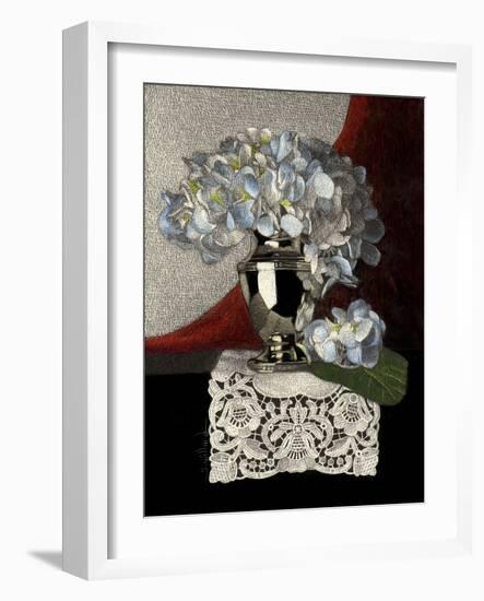 Classical Hydrangea-Sandra Willard-Framed Giclee Print