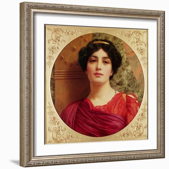 Classical Lady-John William Godward-Framed Giclee Print