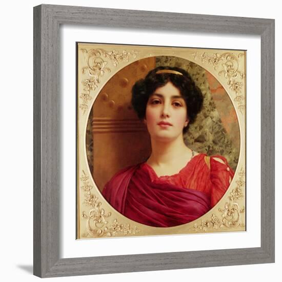 Classical Lady-John William Godward-Framed Giclee Print