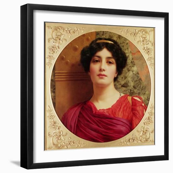 Classical Lady-John William Godward-Framed Giclee Print