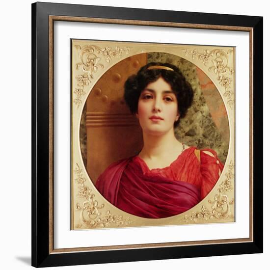 Classical Lady-John William Godward-Framed Giclee Print