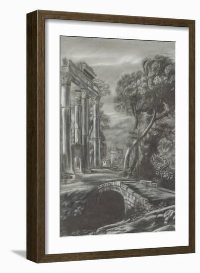 Classical Landscape Triptych I-Naomi McCavitt-Framed Art Print