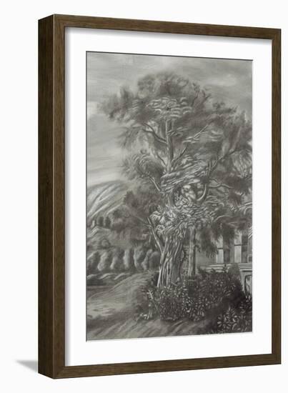 Classical Landscape Triptych III-Naomi McCavitt-Framed Art Print