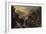 Classical Landscape with Cascade-Robert Adam-Framed Giclee Print
