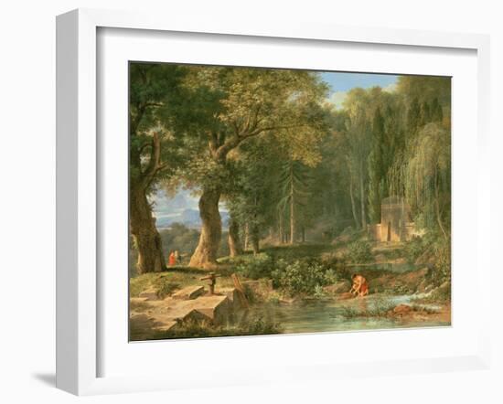 Classical Landscape-Pierre Henri de Valenciennes-Framed Giclee Print