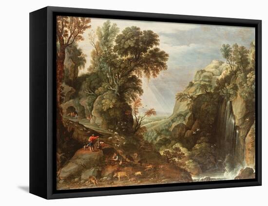 Classical Landscape-Salomon van Ruisdael-Framed Premier Image Canvas