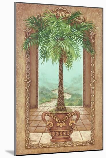 Classical Palm Tree-Janet Kruskamp-Mounted Art Print