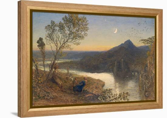 Classical River Scene-Samuel Palmer-Framed Stretched Canvas