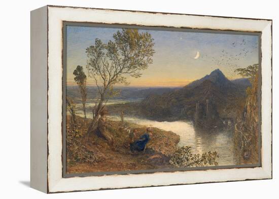 Classical River Scene-Samuel Palmer-Framed Stretched Canvas