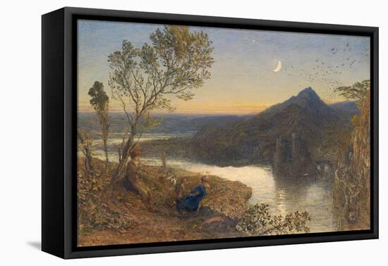 Classical River Scene-Samuel Palmer-Framed Stretched Canvas