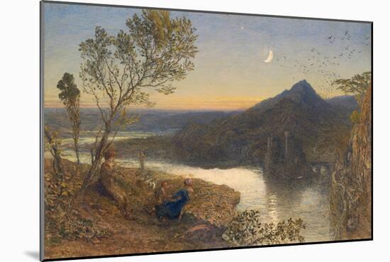 Classical River Scene-Samuel Palmer-Mounted Art Print