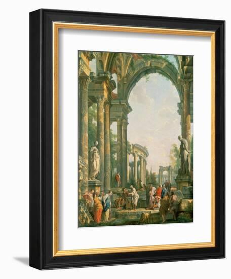 Classical Ruins-Giovanni Paolo Pannini-Framed Giclee Print