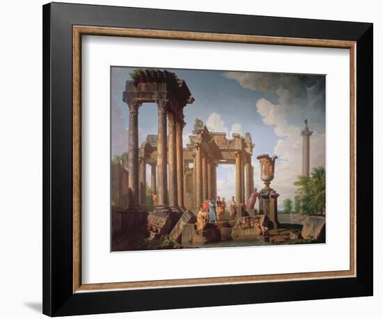 Classical Scene-Giovanni Paolo Pannini-Framed Giclee Print