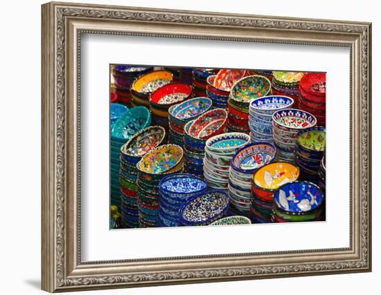 Classical Turkish Ceramics On The Market-swisshippo-Framed Photographic Print