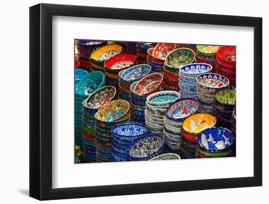 Classical Turkish Ceramics On The Market-swisshippo-Framed Photographic Print