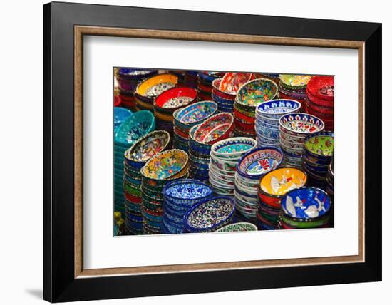 Classical Turkish Ceramics On The Market-swisshippo-Framed Photographic Print