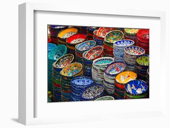 Classical Turkish Ceramics On The Market-swisshippo-Framed Photographic Print