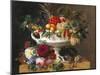 Classical Urn with Gooseberries, Apricots, Nuts and Currants-Johan Laurentz Jensen-Mounted Giclee Print
