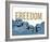 Classico - Freedom-The Chelsea Collection-Framed Giclee Print