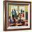 "Classroom Christmas", December 8, 1951-John Falter-Framed Giclee Print