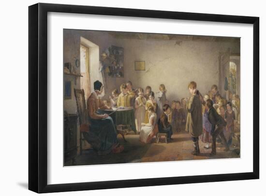 Classroom Recital-Thomas Webster-Framed Giclee Print