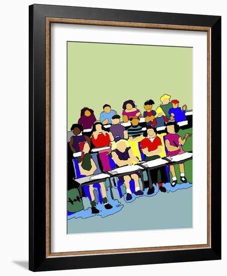 Classroom-Diana Ong-Framed Giclee Print